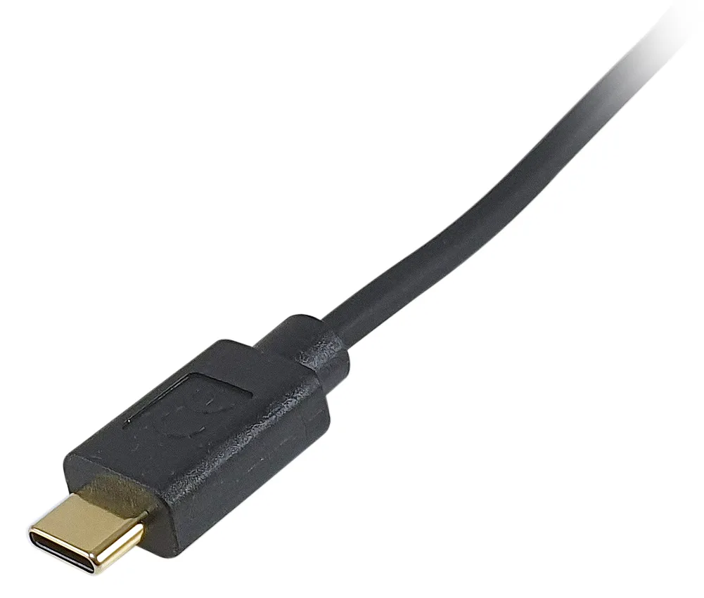 Equip USB 2.0 C auf C 90° abgewinkeltes Spiralkabel - Stecker/Stecker - 1 m - 1 m - USB C - USB C - USB 2.0 - Schwarz, Ansicht 4