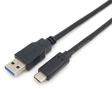 Equip USB 3.2 Gen 1 Typ A auf Typ C Kabel - M/M - 2.0 m - 2 m - USB A - USB C - USB 3.2 Gen 1 (3.1 Gen 1) Schwarz von LumaTech