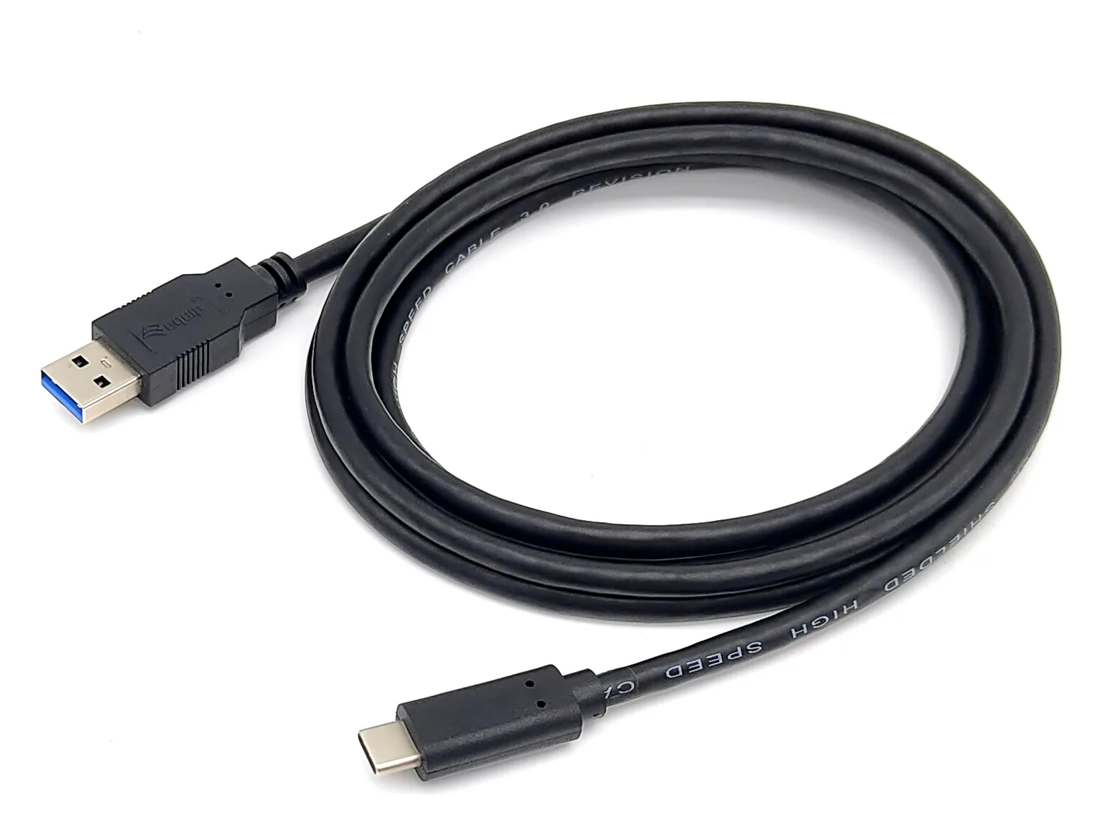 Equip USB 3.2 Gen 1 Typ A auf Typ C Kabel - M/M - 2.0 m - 2 m - USB A - USB C - USB 3.2 Gen 1 (3.1 Gen 1) Schwarz, Ansicht 3