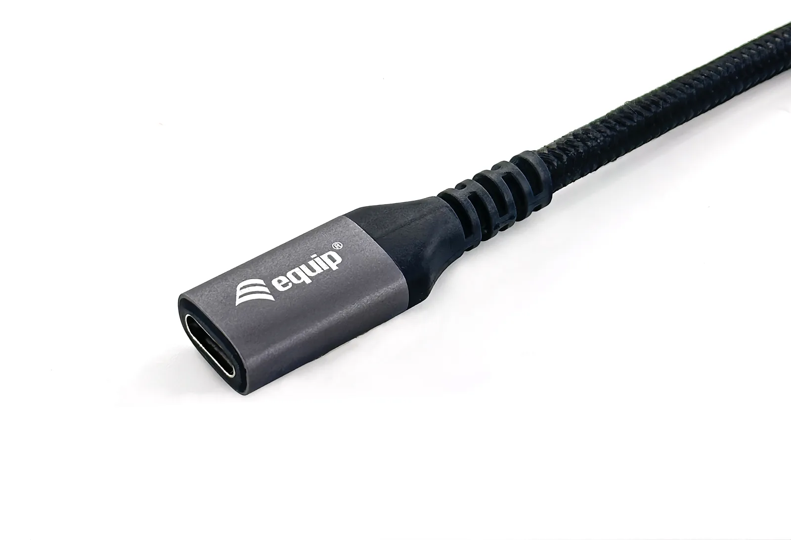 Equip USB 3.2 Gen 2 C-auf-C-Verlängerungskabel - M/F - 0,5 m - 4K/60 Hz - 10 Gbit/s - 0,5 m - Schwarz, Ansicht 2