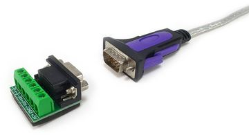 Equip USB-A auf Serial RS-422/485 (DB9) Adapter - Grau - 1,5 m - USB Typ-A - DB-9 - Männlich - Männlich von LumaTech