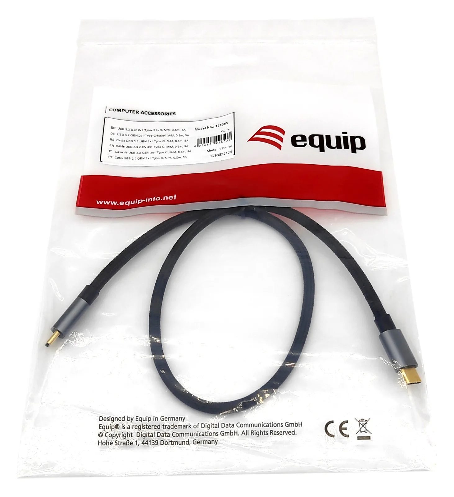 Equip USB-Kabel - 24 pin USB-C (M) zu 24 pin USB-C (M), Ansicht 2