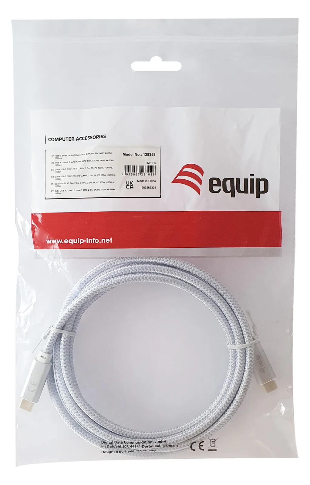 Equip USB-Kabel - 24 pin USB-C (M) zu 24 pin USB-C (M), Ansicht 2
