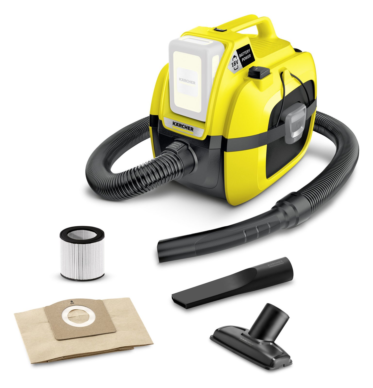 Kärcher WD 1 Compact Battery - Staubsauger - tragbar