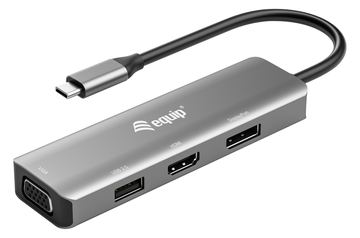 Equip Videoadapter - 24 pin USB-C männlich zu USB, HD-15 (VGA) von LumaTech
