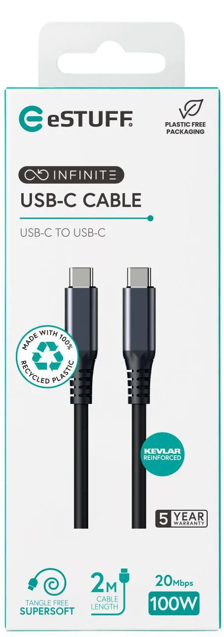 eSTUFF INFINITE - USB-Kabel - 24 pin USB-C (M), Ansicht 4