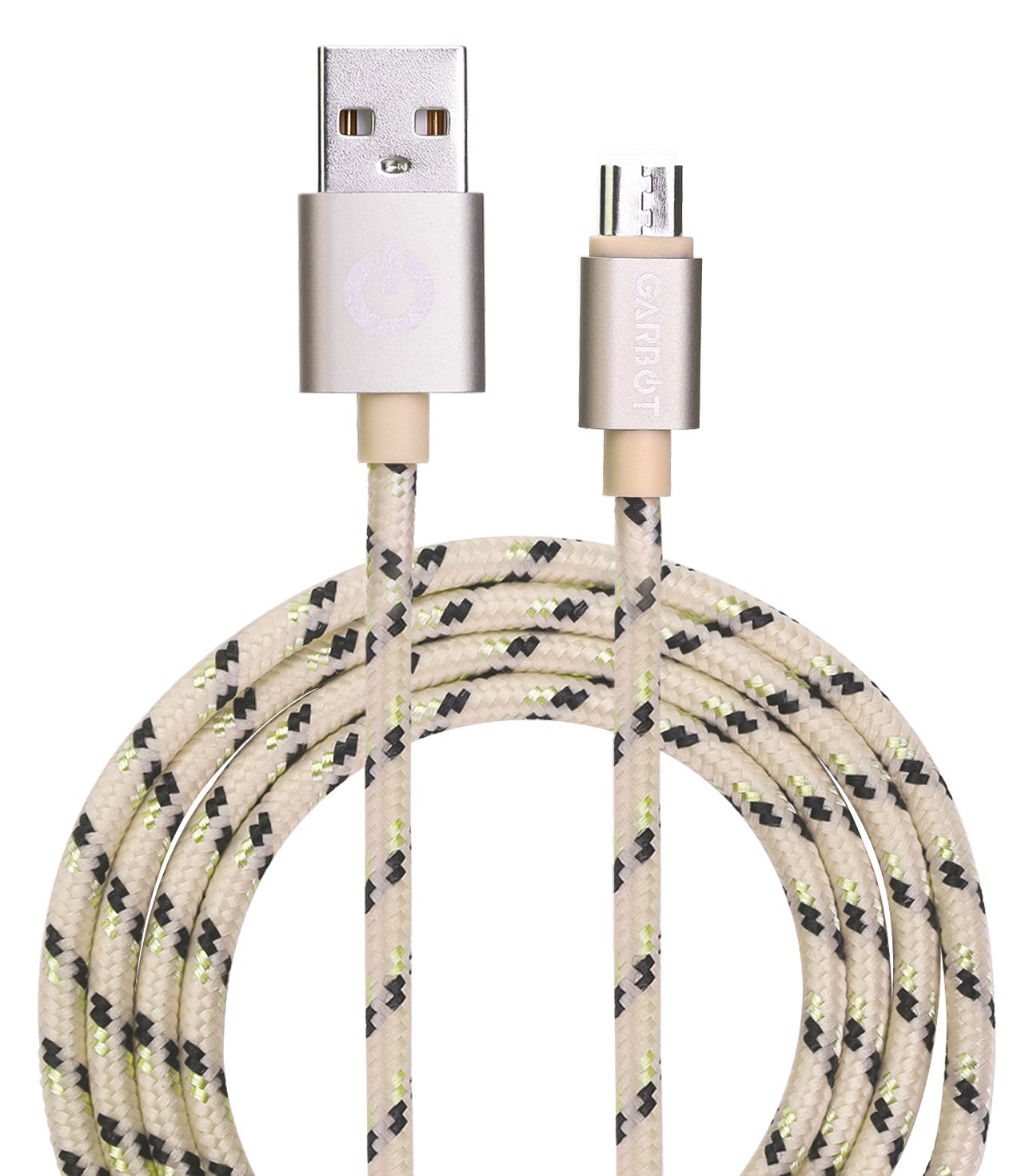 GARBOT Grab&Go Braided Micro-USB Cable Gold - Kabel - Digital/Daten