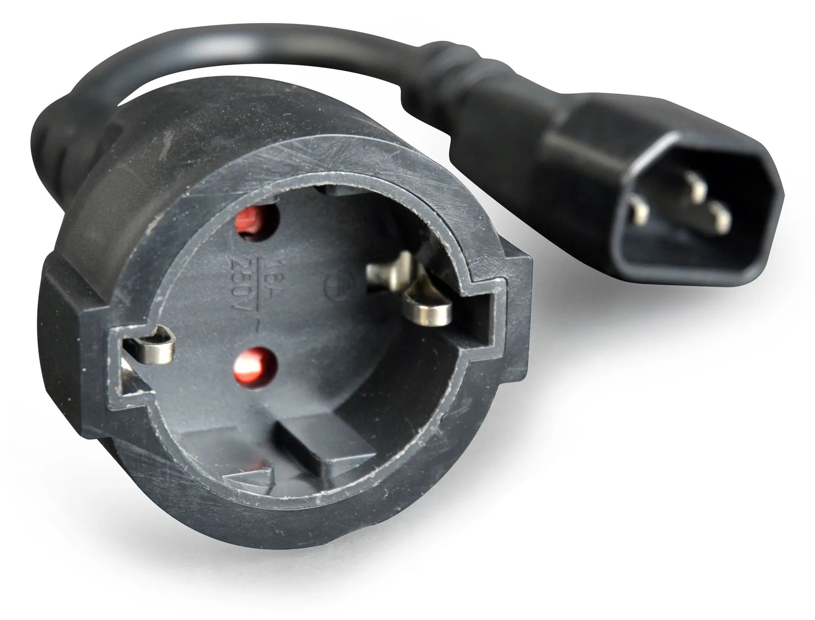 Gembird Cablexpert - Netzteil - IEC 60320 C14 zu CEE 7/4 (W), Ansicht 2