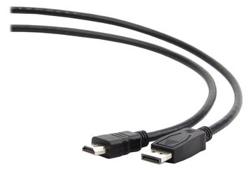 Gembird Cablexpert CC-DP-HDMI-3M - Adapterkabel - DisplayPort männlich zu HDMI männlich von LumaTech
