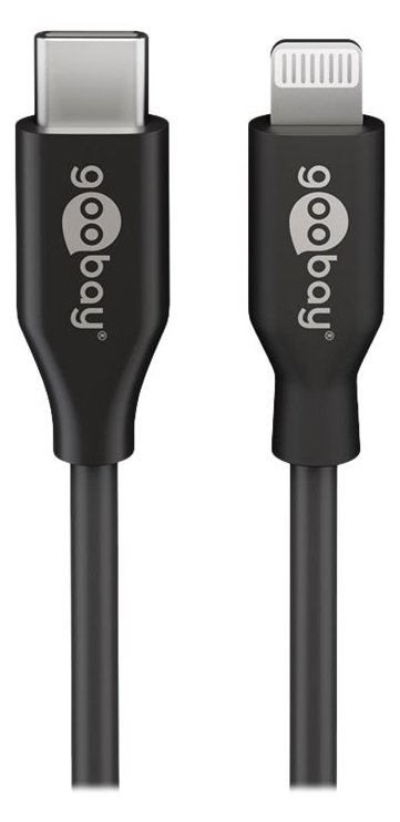 Goobay - Lightning-Kabel - 24 pin USB-C männlich zu Lightning männlich von LumaTech