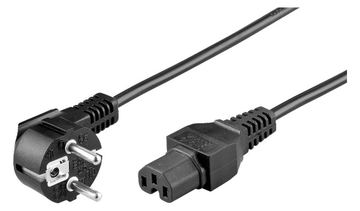 Goobay - Stromkabel - IEC 60320 C15 zu CEE 7/7 (M) von LumaTech