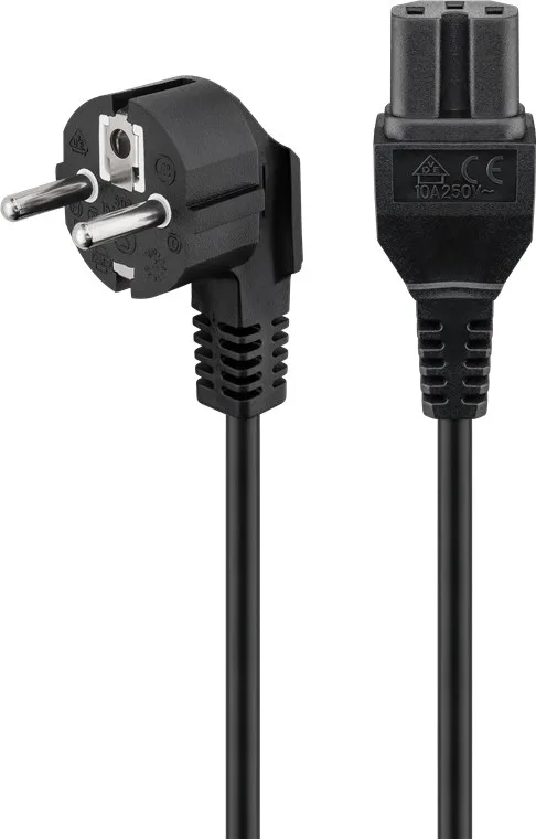 Goobay - Stromkabel - IEC 60320 C15 zu CEE 7/7 (M), Ansicht 3