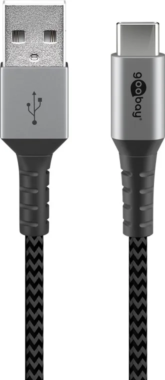 Goobay - USB-Kabel - USB-C (M) zu USB (M) - USB 2.0 - Schwarz, Ansicht 2