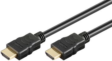 Goobay 61150 - 1 m - HDMI Typ A (Standard) - HDMI Typ A (Standard) - 3D - 10,2 Gbit/s - Schwarz von LumaTech