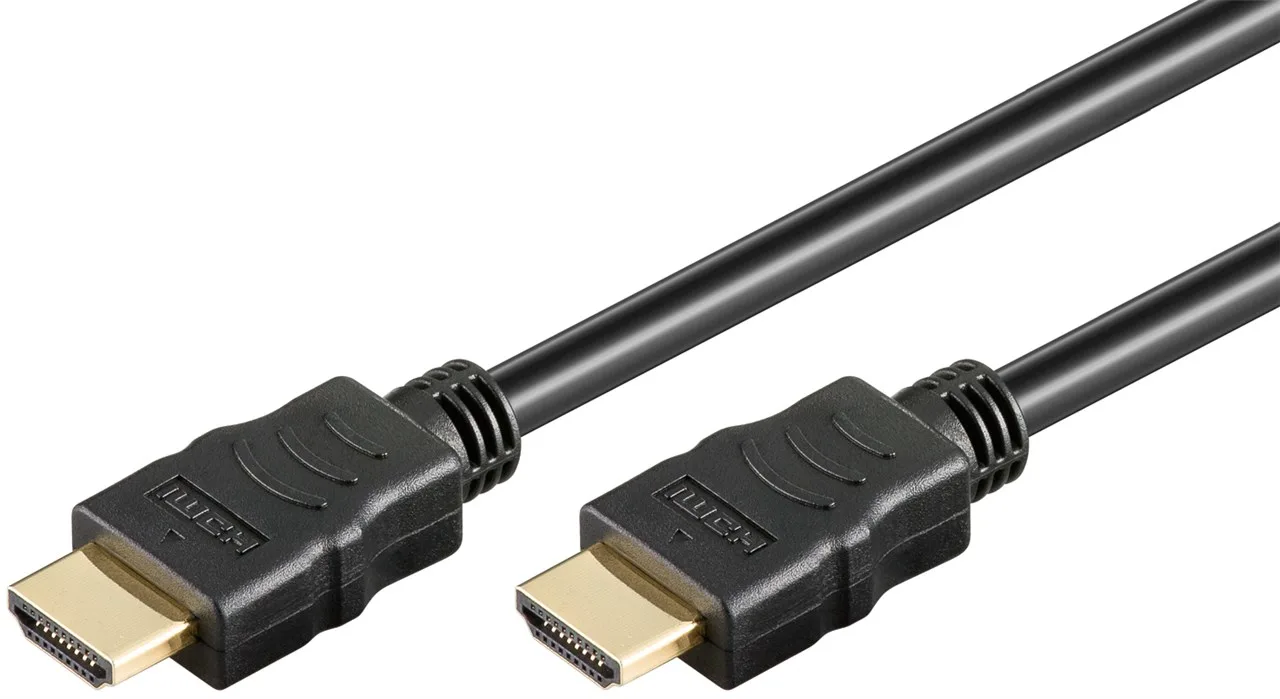 Goobay 61159 - 2 m - HDMI Typ A (Standard) - HDMI Typ A (Standard) - 3D - 18 Gbit/s - Schwarz, Ansicht 2