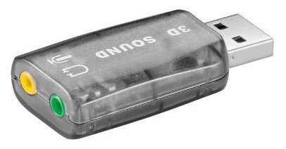 Goobay 68878 2.0channels USB Audiokarte von LumaTech