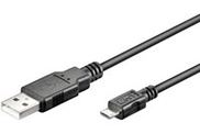 Goobay 95736 - 0,15 m - USB A - Micro-USB B - USB 2.0 - Männlich/Männlich - Schwarz von LumaTech