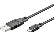 Goobay 95736 - 0,15 m - USB A - Micro-USB B - USB 2.0 - Männlich/Männlich - Schwarz von LumaTech