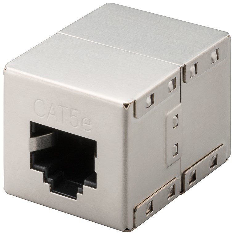 Goobay Netzwerkkoppler - RJ-45 (W) zu RJ-45 (W)