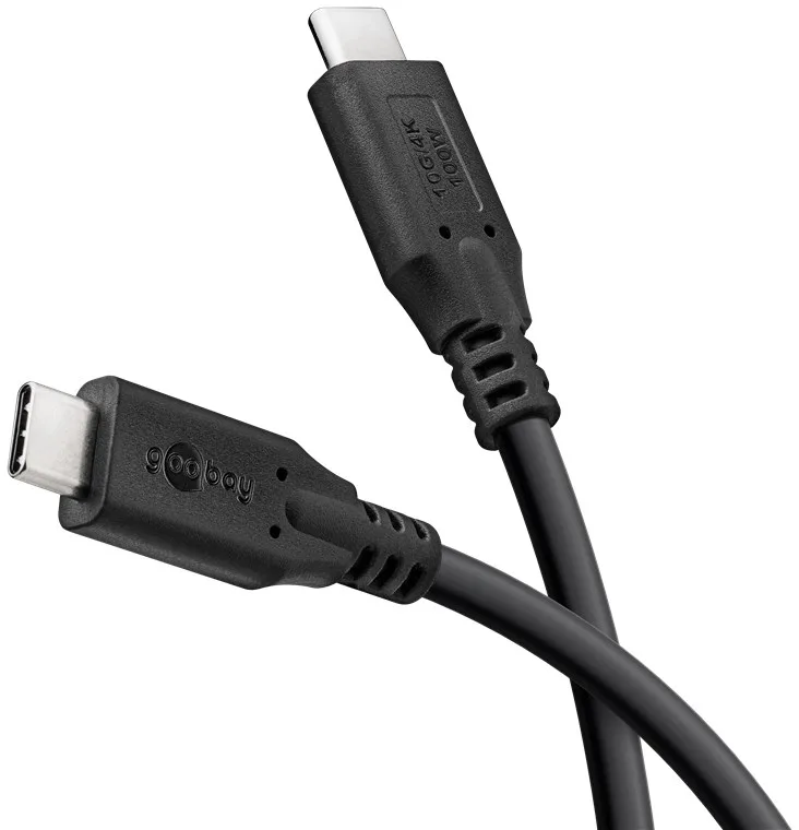 Goobay USB-C -Kabel USB 3.2 100 W 10 Gbit/s Power Delivery 1.5 m - -Stecker> - Kabel - Digital/Daten, Ansicht 4