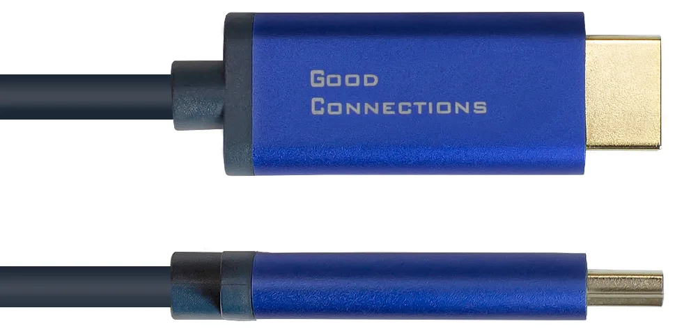 Good Connections 4860-SF020B - 2 m - DisplayPort - HDMI - Männlich - Männlich - 3840 x 2160 Pixel, Ansicht 3