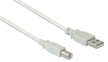 Good Connections Anschlusskabel USB 2.0 Stecker A an Stecker B - grau - 0,25m von LumaTech