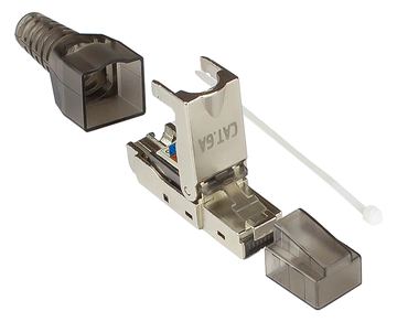 Good Connections GC-N0147 - RJ-45 - Schwarz - Silber - Transparent - Männlich - Gerade - Cat6a - S/UTP (STP) von LumaTech