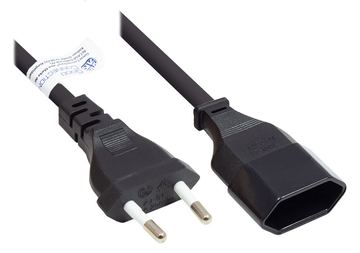 Good Connections P0300-S002 - 0,2 m - Netzstecker Typ C - H03VVH2-F - 250 V - 2.5 A von LumaTech