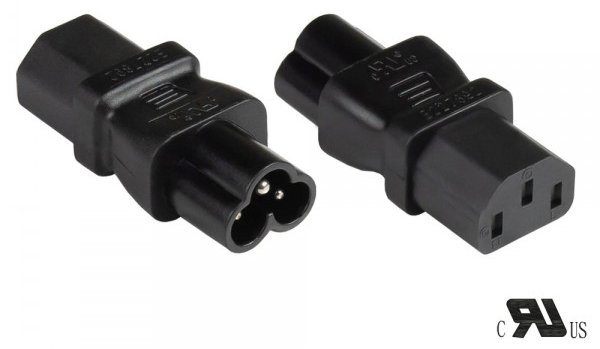 Good Connections PA-0630S - C6 - C13 - 250 V - 2,5 A - Schwarz - Polyvinylchlorid (PVC)