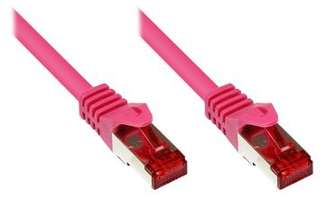 Good Connections RNS Patchkabel mit Rastnasenschutz - Cat. 6 - S/FTP - PiMF - PVC - 250MHz - magenta - 1,5m von LumaTech