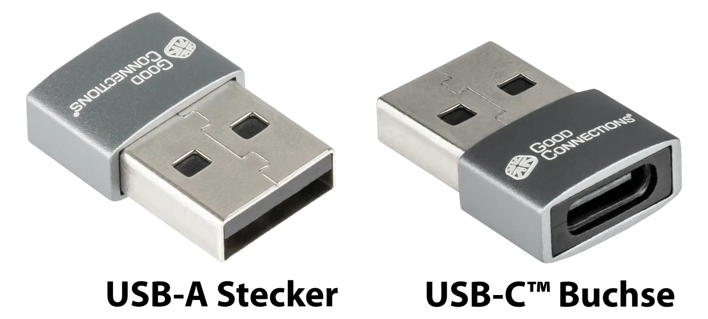 Good Connections USB2.0 Adapter A-St.-USB-C Bu. - Adapter, Ansicht 3