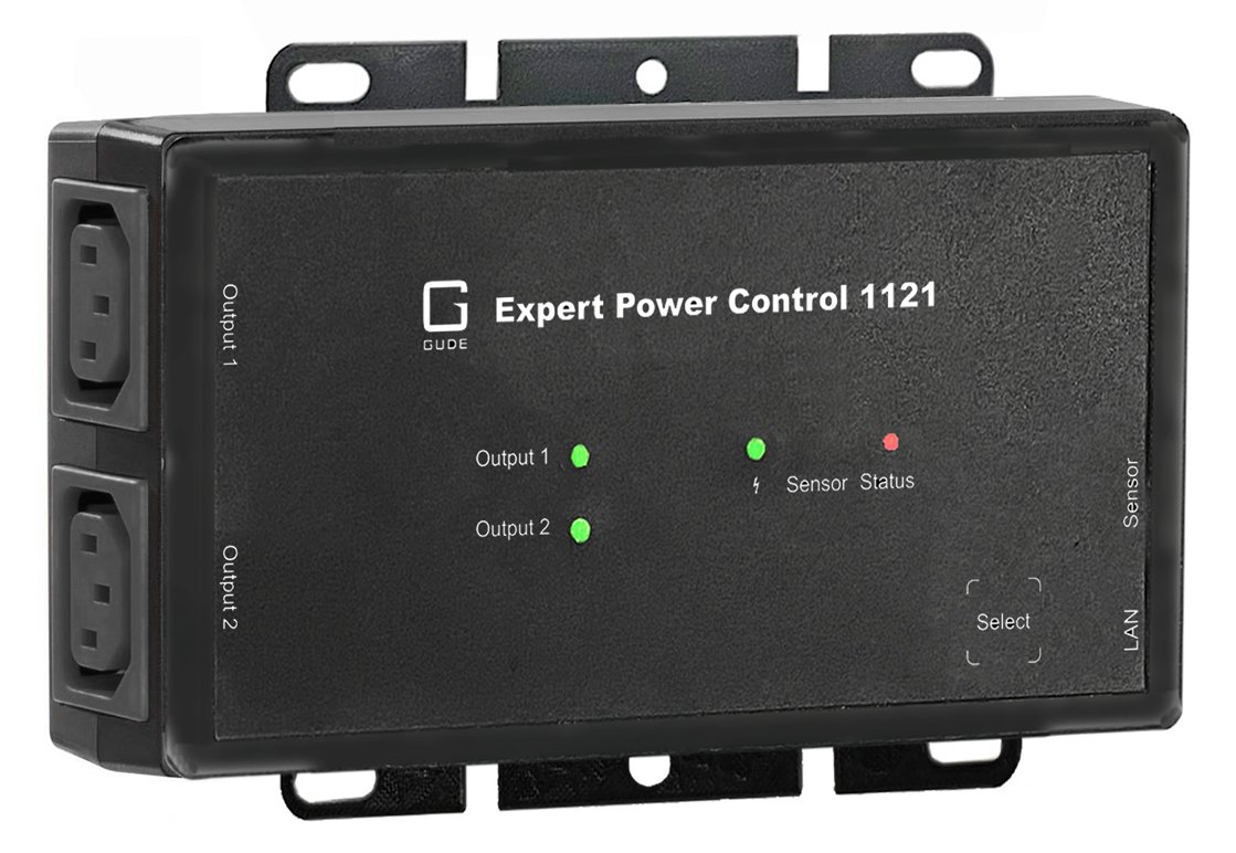 Gude 1121-1 EPC 10A 2xC13 1xSen.PortÜSS
