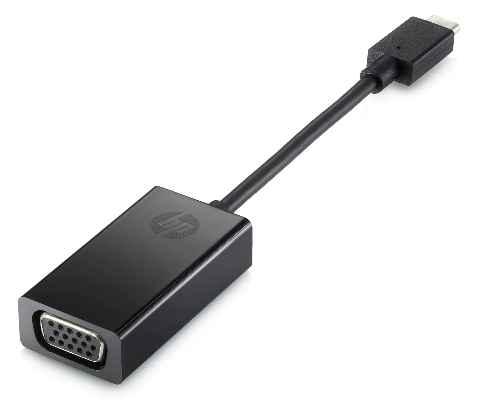 HP  Externer Videoadapter - USB-C - D-Sub - Schwarz, Ansicht 3