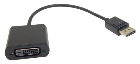 HP 752660-001 - DVI - DisplayPort - Weiblich - Männlich - Schwarz, Ansicht 2
