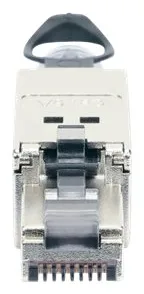 IC Intracom Intellinet Modular Plug Cat6a 10G Shielded Toolless RJ45 Modular Field Termination Plug with Pull-ring, Ansicht 2