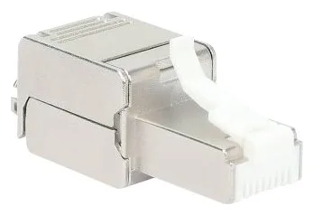 IC Intracom Intellinet Modular Plug Cat6a 10G Shielded Toolless RJ45 Modular Field Termination Plug, For Easy and Quick, Ansicht 3