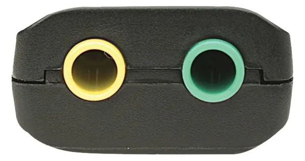IC Intracom Manhattan USB-A Sound Adapter, USB-A to 3.5mm Mic-in and Audio-Out ports, 480 Mbps (USB 2.0), Ansicht 2