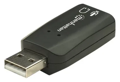 IC Intracom Manhattan USB-A Sound Adapter, USB-A to 3.5mm Mic-in and Audio-Out ports, 480 Mbps (USB 2.0), Ansicht 5