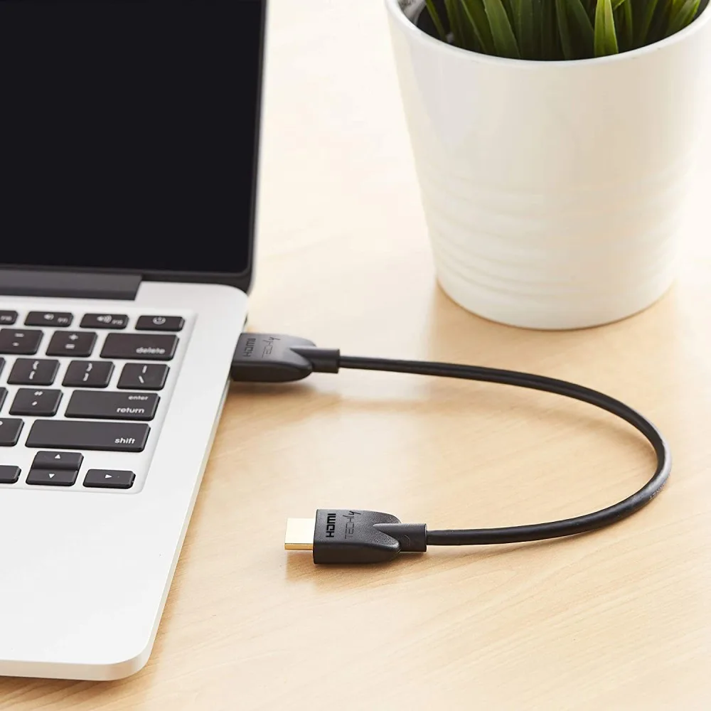 IC Intracom TECHly - Highspeed - HDMI-Kabel mit Ethernet - HDMI männlich zu HDMI männlich - 2 m - Dreifachisolierung, Ansicht 4