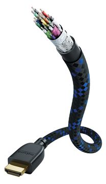 in-akustik 00423520 - 2 m - HDMI Typ A (Standard) - HDMI Typ A (Standard) - 48 Gbit/s - Schwarz - Blau von LumaTech