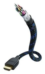 in-akustik 00423520 - 2 m - HDMI Typ A (Standard) - HDMI Typ A (Standard) - 48 Gbit/s - Schwarz - Blau, Ansicht 2