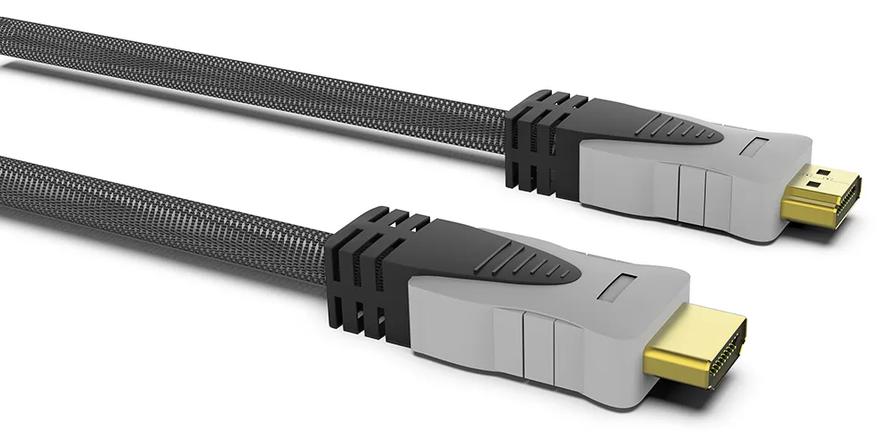 INCA IHD-18T - 1,8 m - HDMI Typ A (Standard) - HDMI Typ A (Standard) - Grau, Ansicht 2