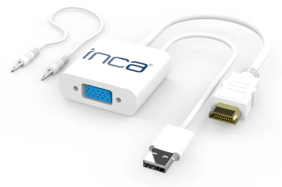 INCA IVTH-01 - Weiß - Adapter - Digital / Daten, Digital / Display / Video 0,2 m, Ansicht 2