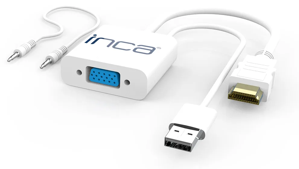 INCA IVTH-01 - Weiß - Adapter - Digital / Daten, Digital / Display / Video 0,2 m, Ansicht 3