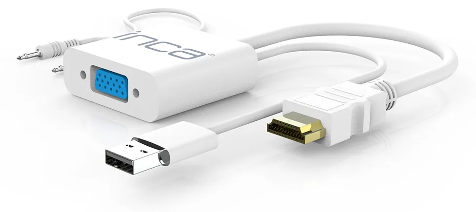 INCA IVTH-01 - Weiß - Adapter - Digital / Daten, Digital / Display / Video 0,2 m, Ansicht 4
