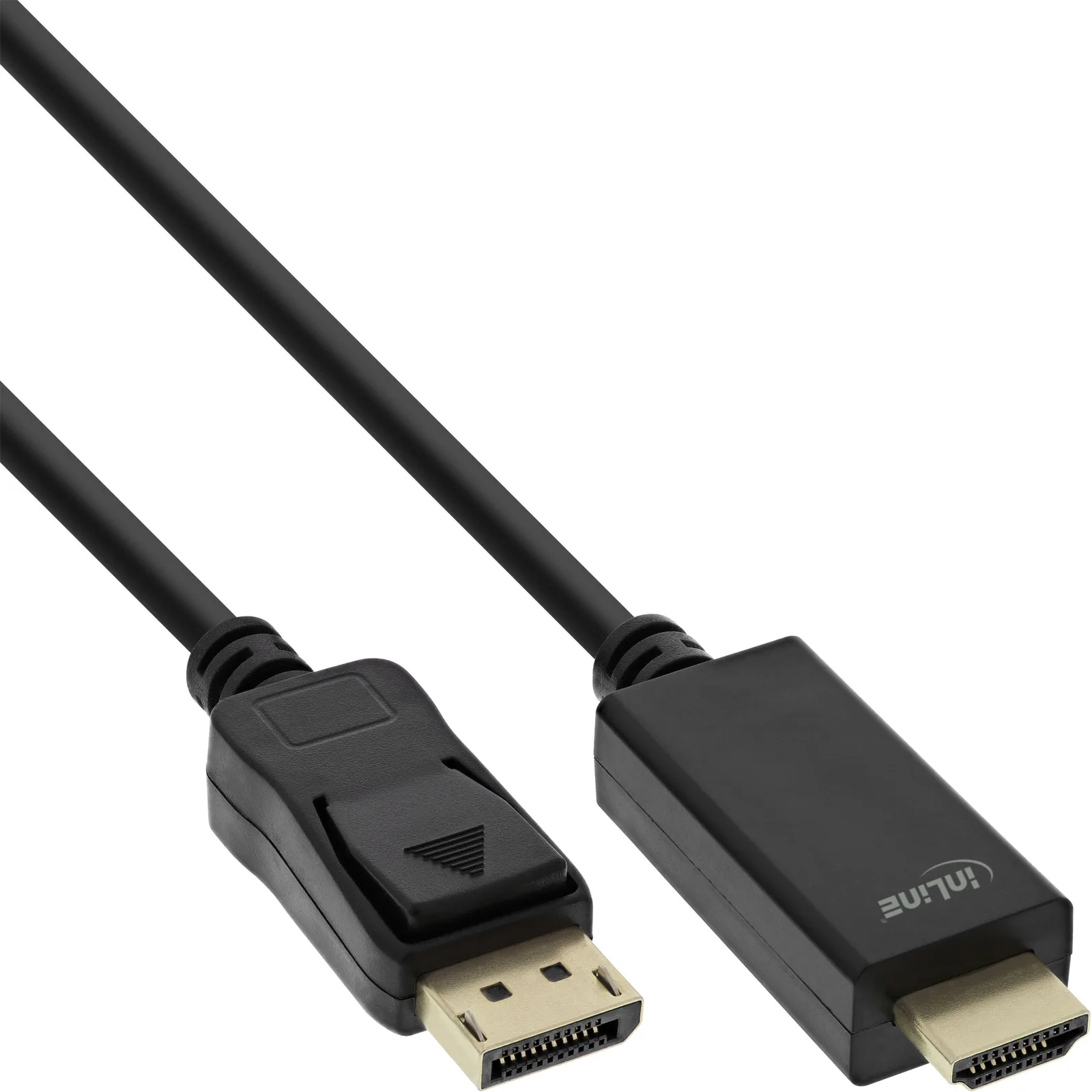 InLine DisplayPort zu HDMI Konverter Kabel - 4K/60Hz - schwarz - 1,5m, Ansicht 2