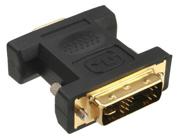 InLine DVI-A Adapter - Analog 12+5 Stecker auf 15pol HD Buchse (VGA) - vergoldet von LumaTech