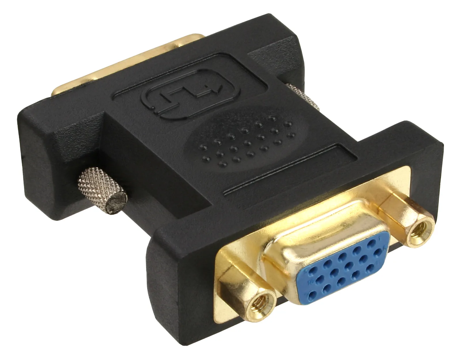 InLine DVI-A Adapter - Analog 12+5 Stecker auf 15pol HD Buchse (VGA) - vergoldet, Ansicht 3