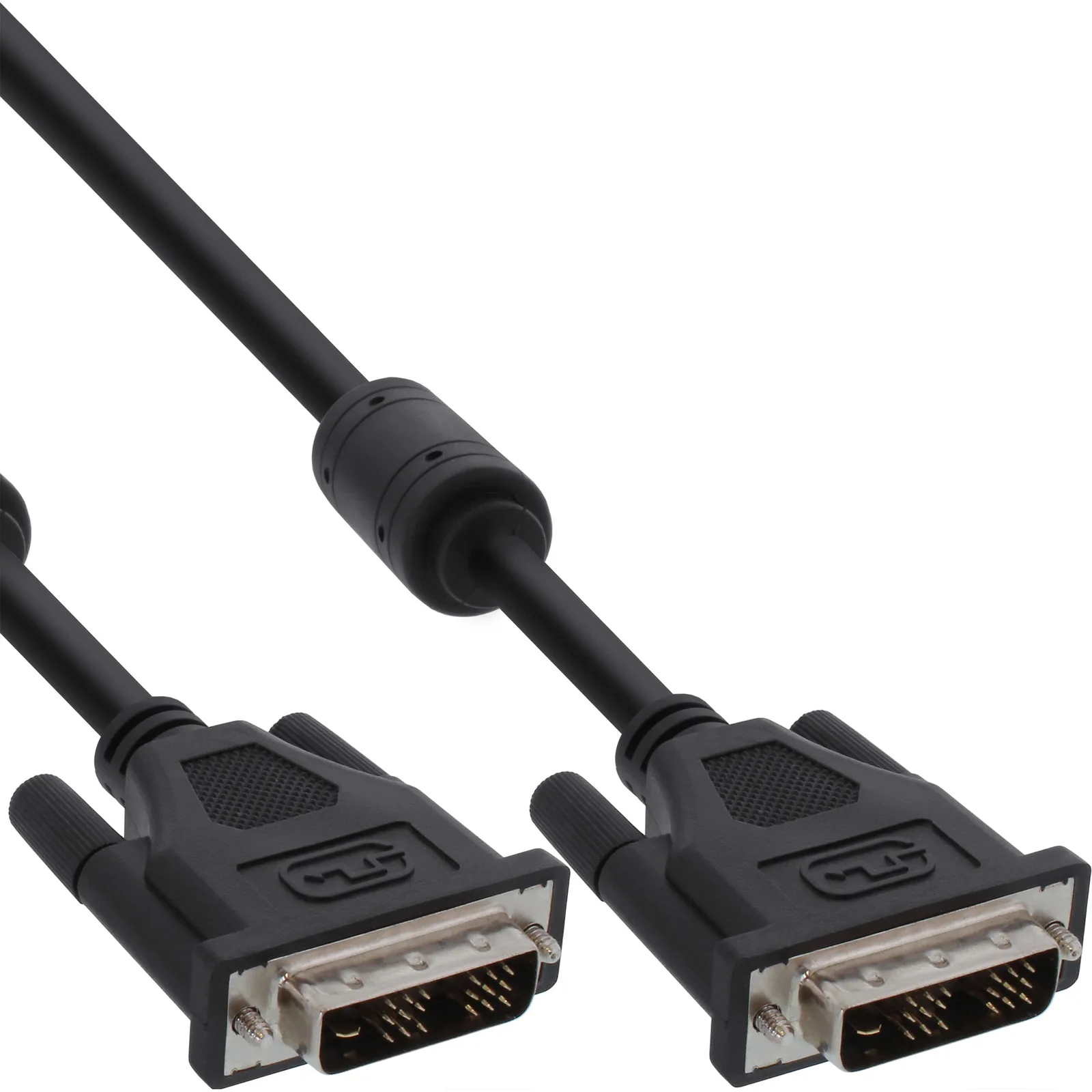 InLine DVI-D Kabel - digital 24+1 Stecker / Stecker - Dual Link - 2 Ferrite - 2m, Ansicht 2