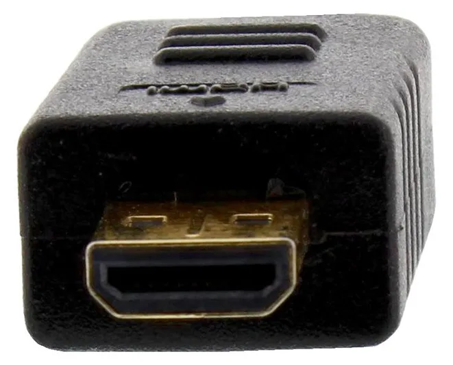 InLine HDMI Superslim Kabel A an D - HS mit Eth. - Premium - schwarz / gold - 1,8m, Ansicht 3